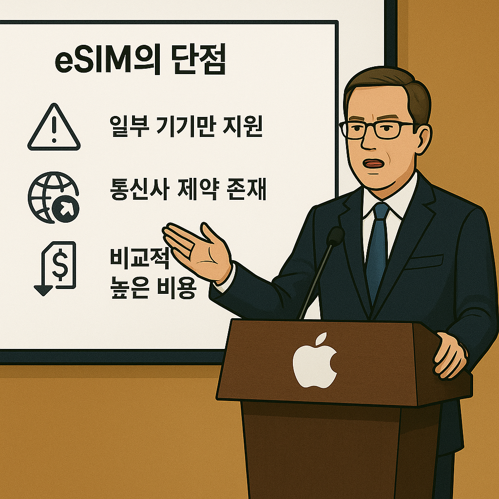 eSIM의 단점도 알아야죠