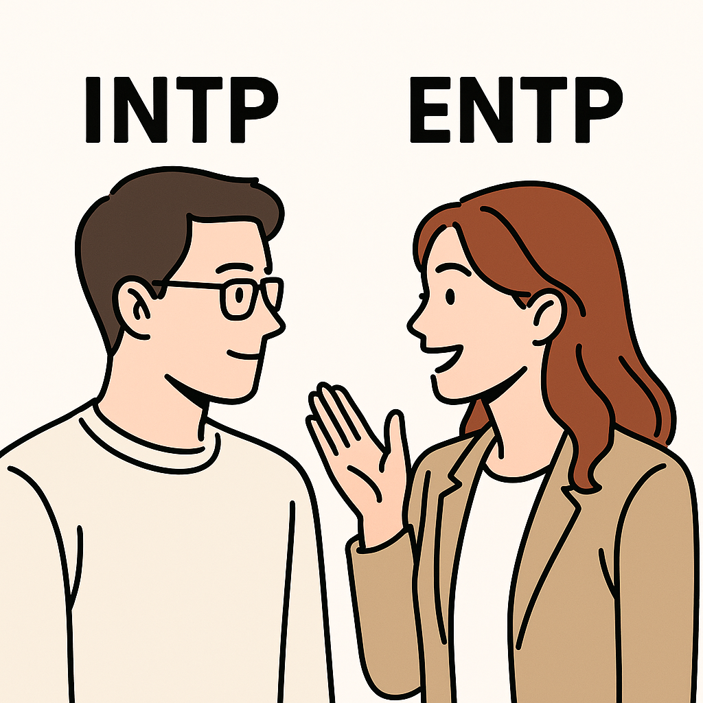 남자 INTP와 여자 ENTP, 왜 처음은 강렬하지만 끝은 조용할까?
