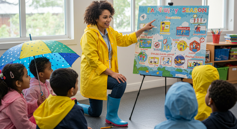 장마철 아이들 안전교육