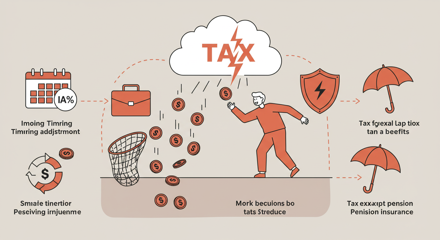 연금수령시세금폭탄피하는법