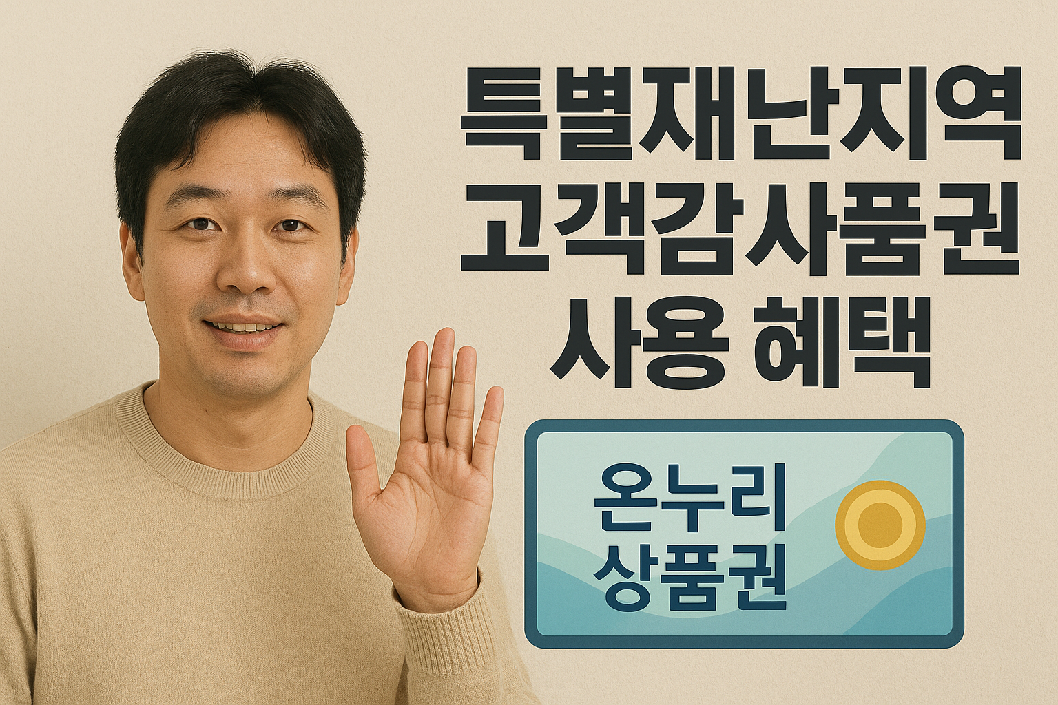 2025 특별재난지역 디지털온누리상품권 행사