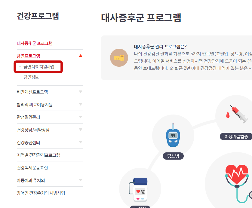 금연 치료 지원사업 총정리(무료, 건강보험공단)