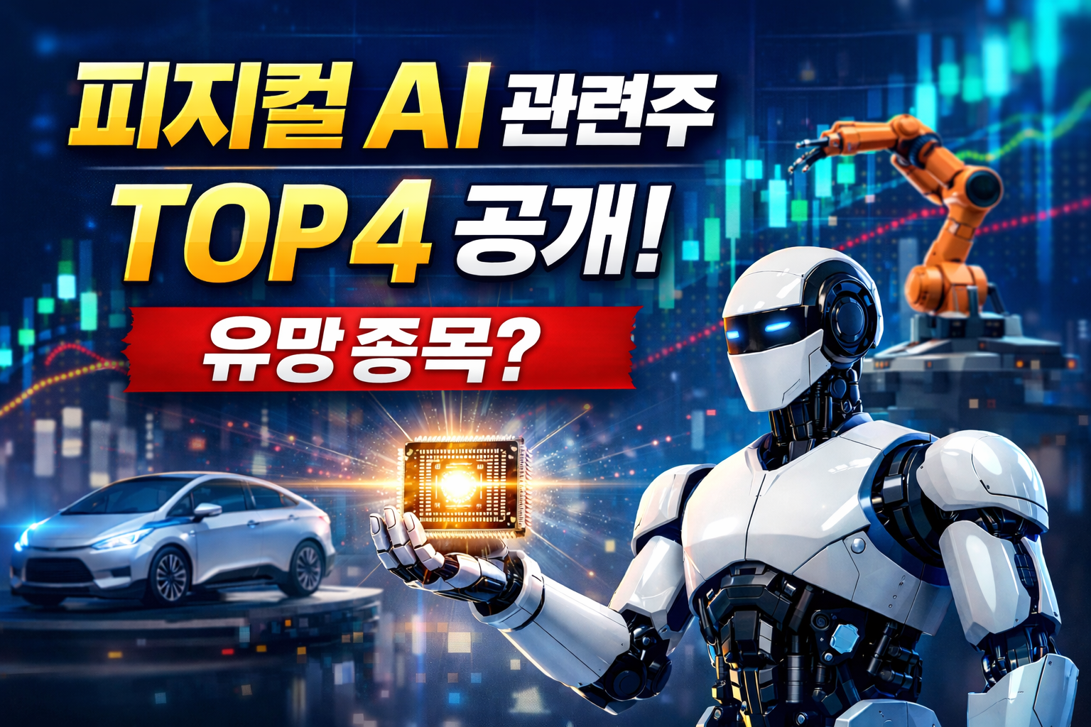 피지컬 AI 관련주 TOP4 공개! 요즘 증시를 뒤흔드는 종목은?