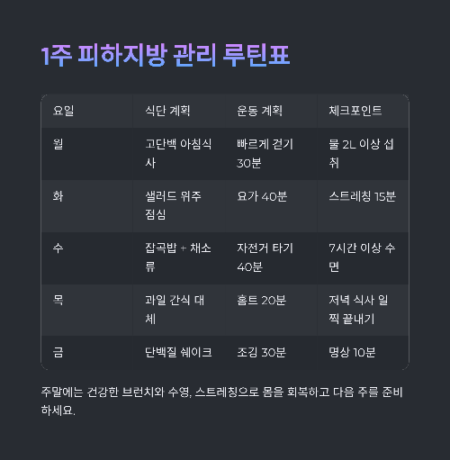 피하지방 제거로 되찾는 건강한 바디라인 전략