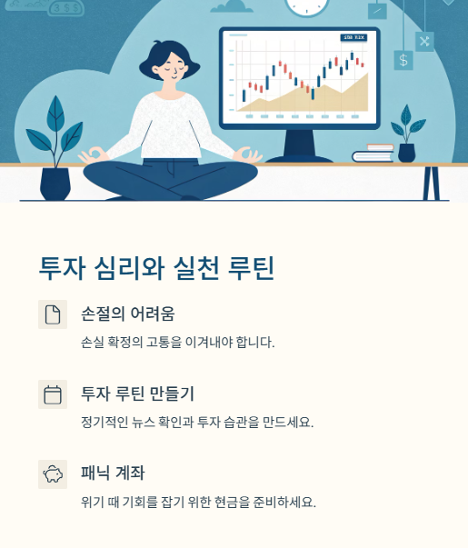 투자 심리와 실천 루틴