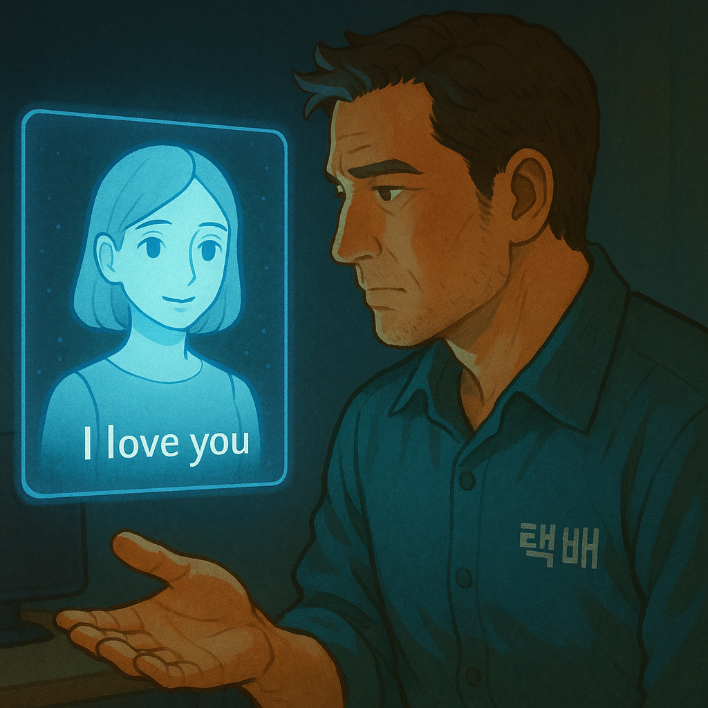"복제된 존재가 전하는 사랑의 고백, 그것은 진짜일까?"