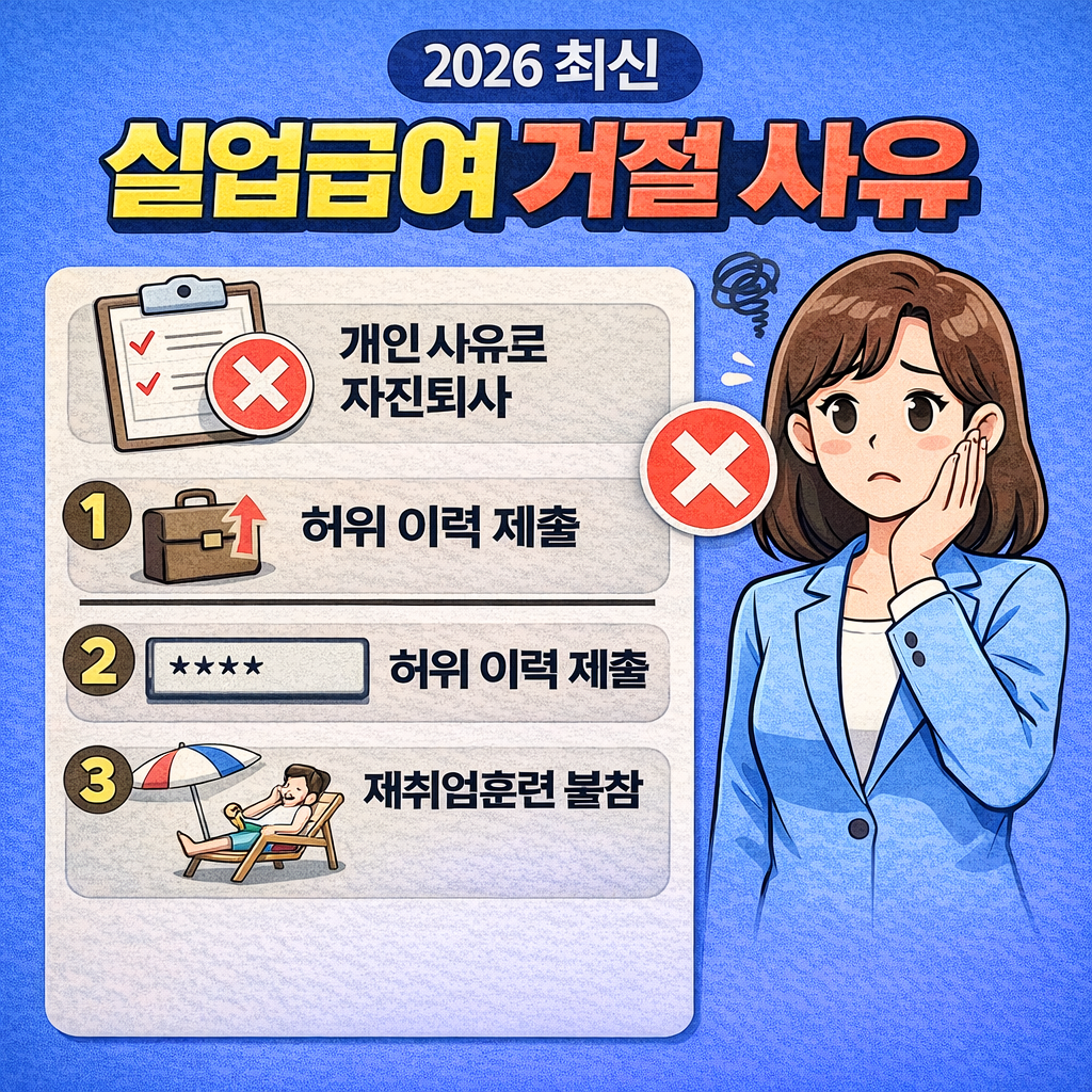 실업급여 거절 사유