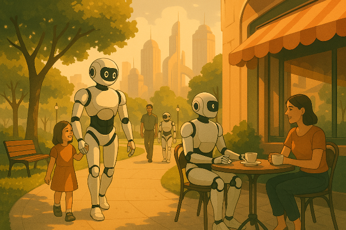 휴머노이드 로봇과 공존하는 시대