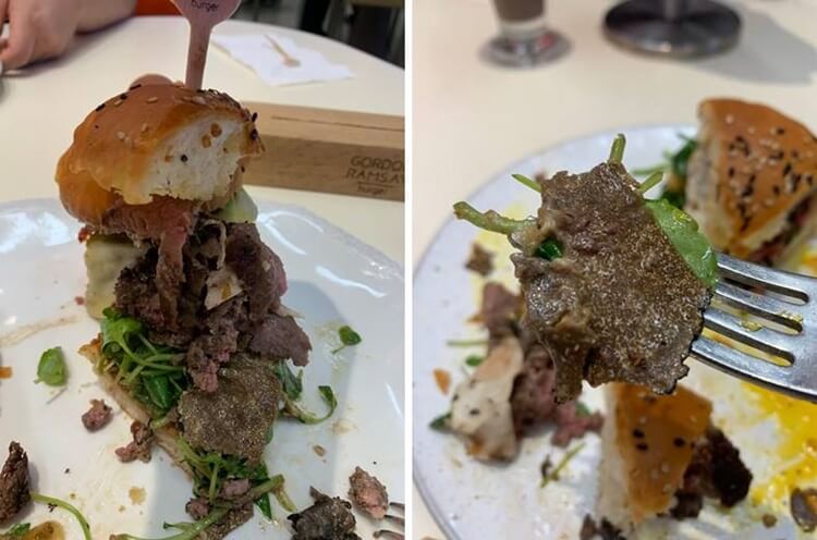 트러필이 가득 들어가 있는 1966 버거