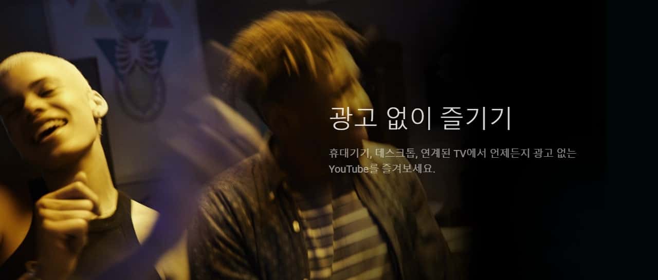 광고 없이 유튜브 영상 감상 가능