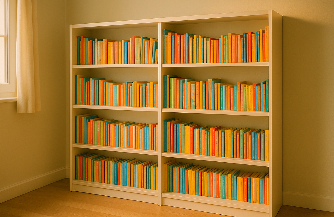 아이 책장 모습