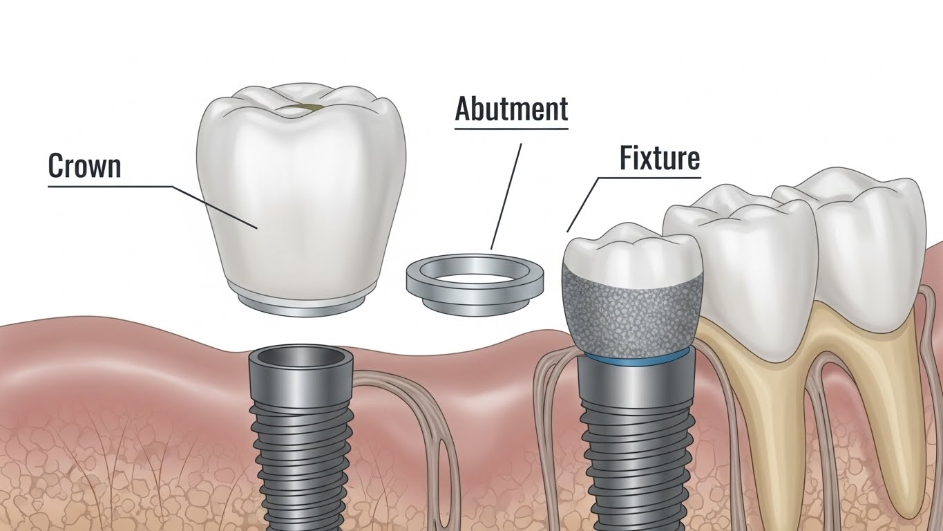 만 65세 이상 임플란트 건강보험 적용과 지자체 지원 제도를 안내하는 상담 이미지