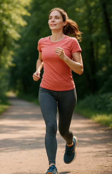 삶이 가벼워진 러너의 이미지 사진