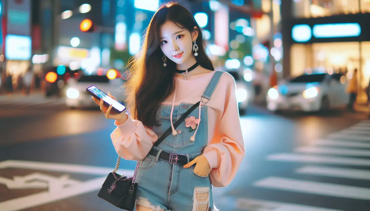 카톡-1안사라지고-읽기-방법으로-카카오톡하는-여성의-모습