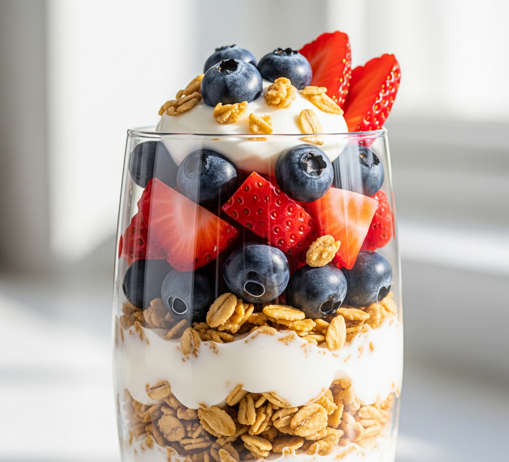 과일 요거트 파르페