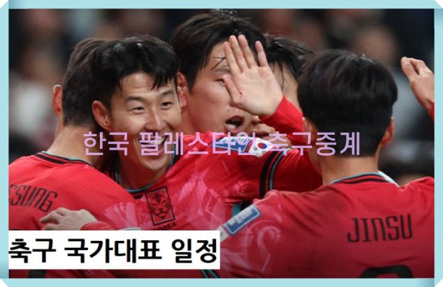 한국 팔레스타인 축구 중계방송-1