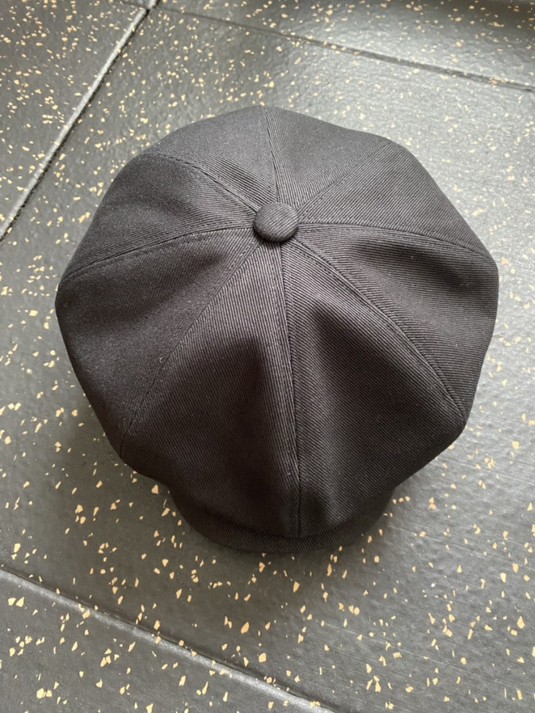 밀리어네어햇(MILLIONAIRE HATS) vintage cotton CLASSIC BIG APPLE HAT VINTAGE BLACK 헌팅캡 베레모 빈티지헌팅캡 빈티지베레모