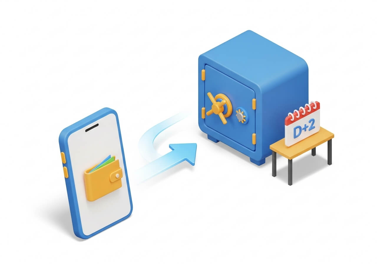 주식 예수금 인출