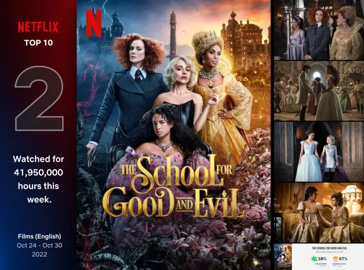 선과 악의 학교 포스터