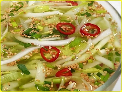 백종원 오이냉국 6146비율로 만들기