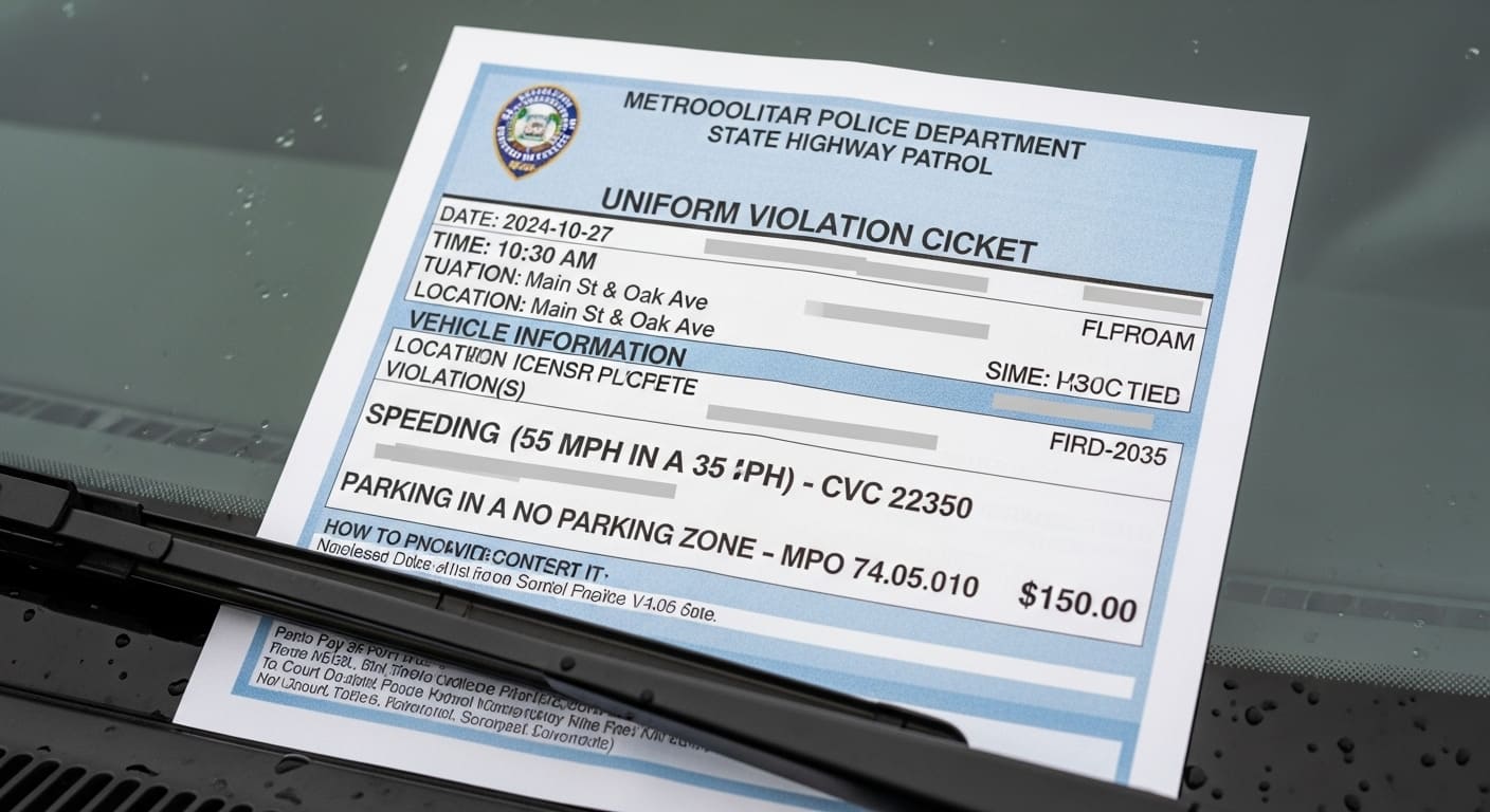 주정차 단속 구역에 설치된 금지 표지판