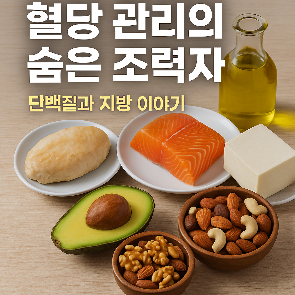 혈당관리의 숨은 조력자, 단백질과 지방