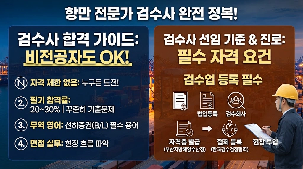 검수사 자격증, 기본부터 알아볼까요?