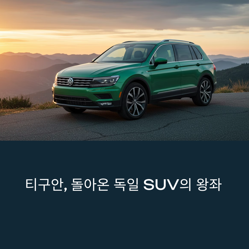 티구안 자동차 외형