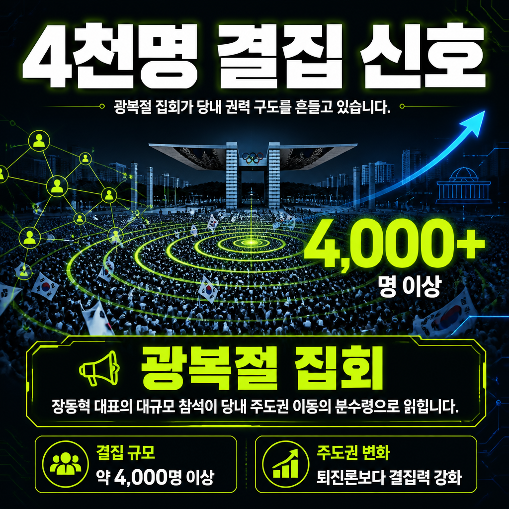 4천명 결집 신호