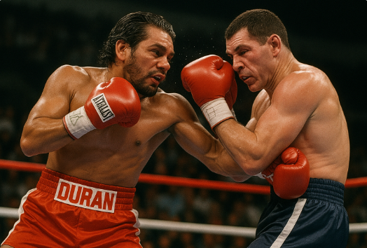 Roberto Duran in the ring