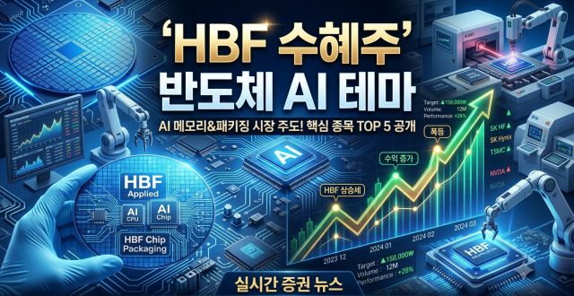 HBF 수혜주와 차세대 반도체 패키징 공급망 관련 대표 기업 정리 이미지