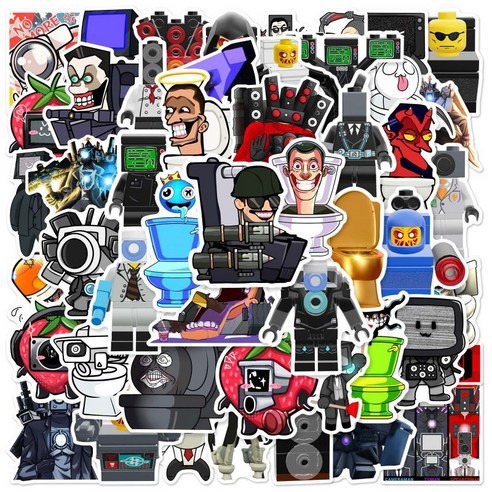 스키비디 토일렛 색칠공부