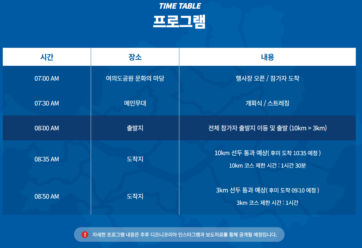 디즈니런 서울 2025 신청 홈페이지 예약 접수 방법 가격 메달 굿즈 가족4