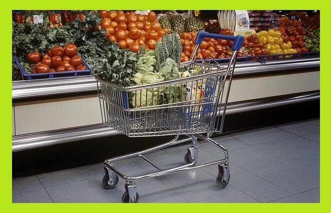 마트-안-쇼핑카트