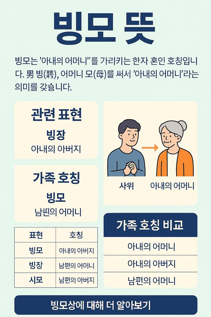 빙모-뜻