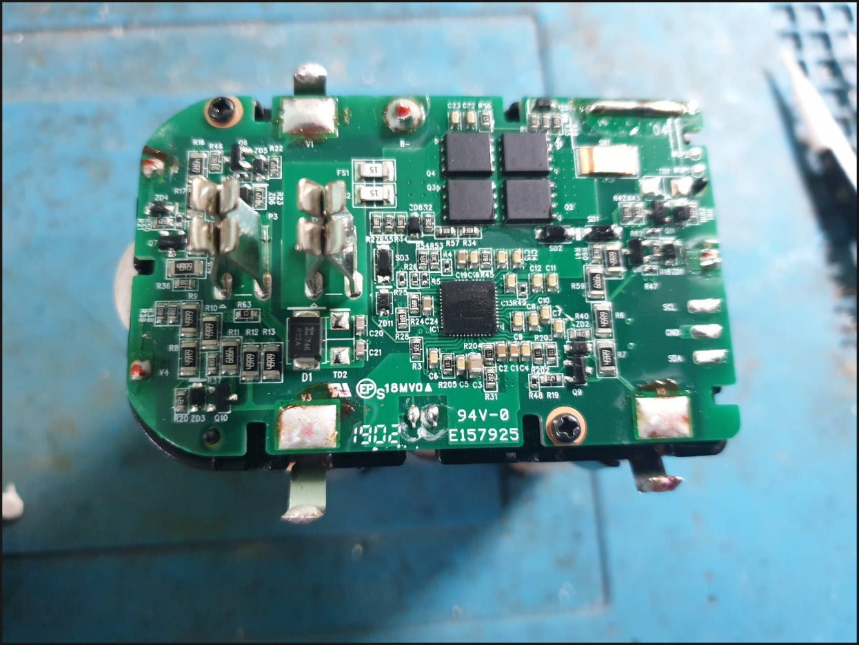 LG 코드제로 A9 배터리와 회로(BMS) 분리 작업