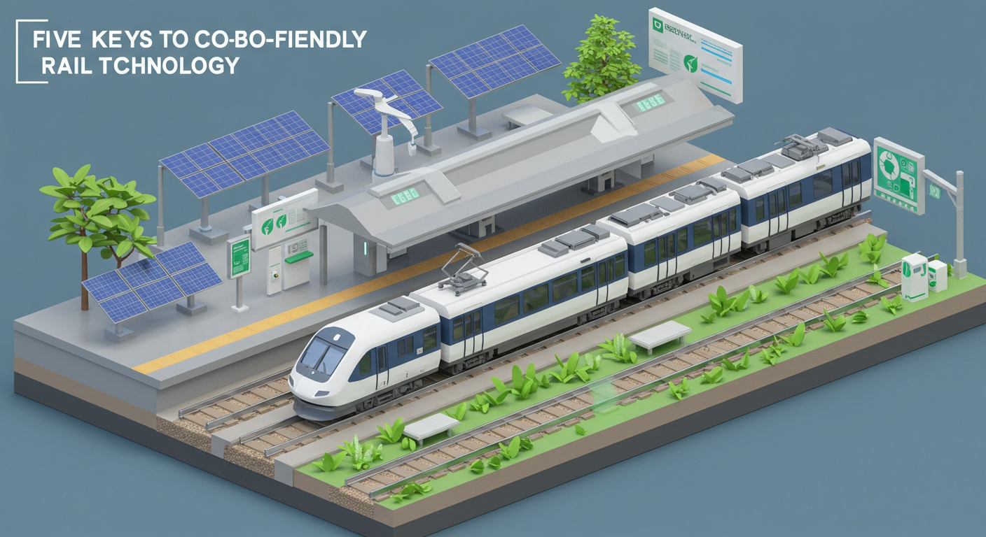 친환경 철도 기술의 핵심 5가지