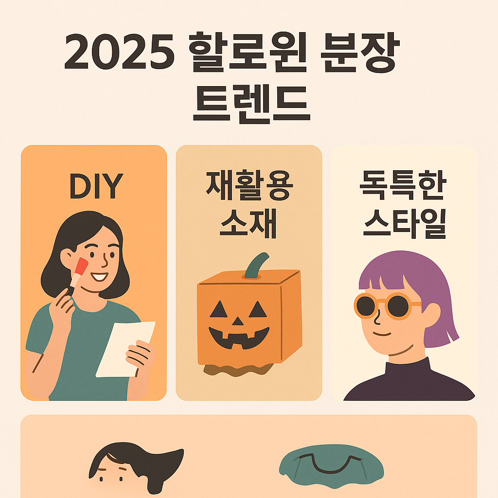 2025년 할로윈 분장 트렌드