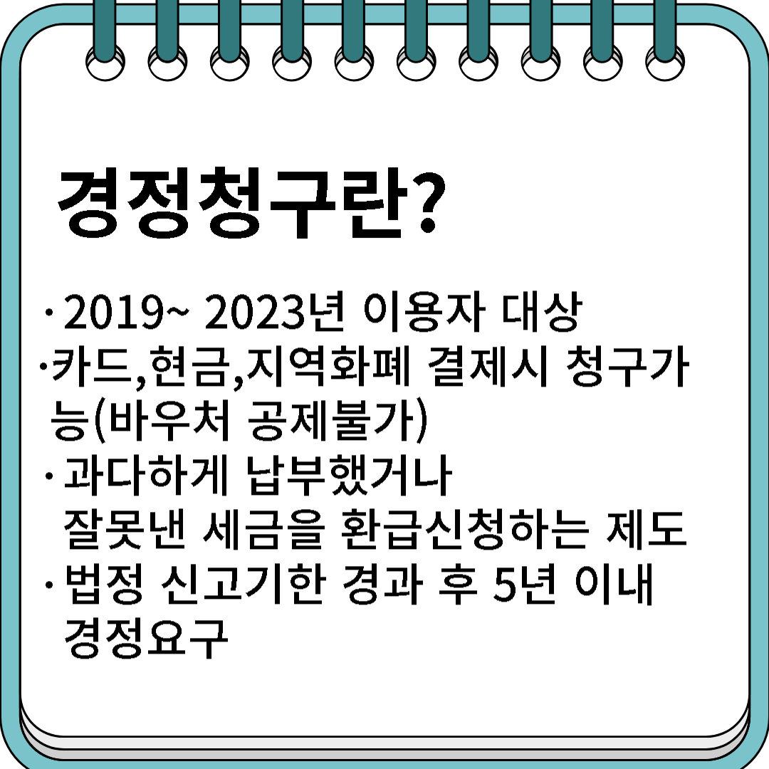 경정청구란?