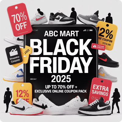  2025 ABC마트 블랙 프라이데이(블랙 ABC 데이) 이미지 