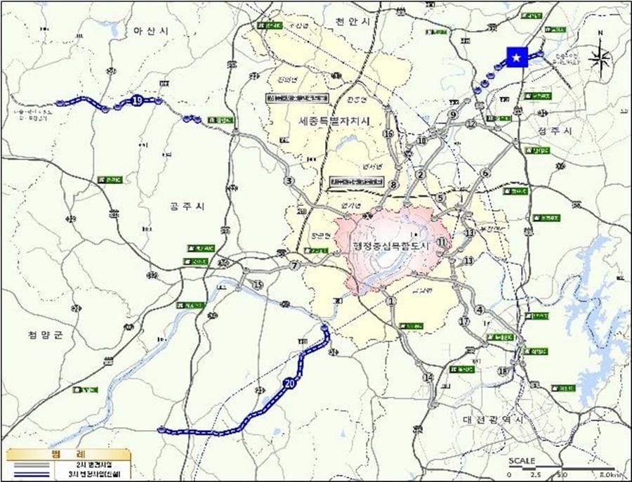 세종시∼청주공항 연결도로 등 예비타당성 조사 통과 사업 현황