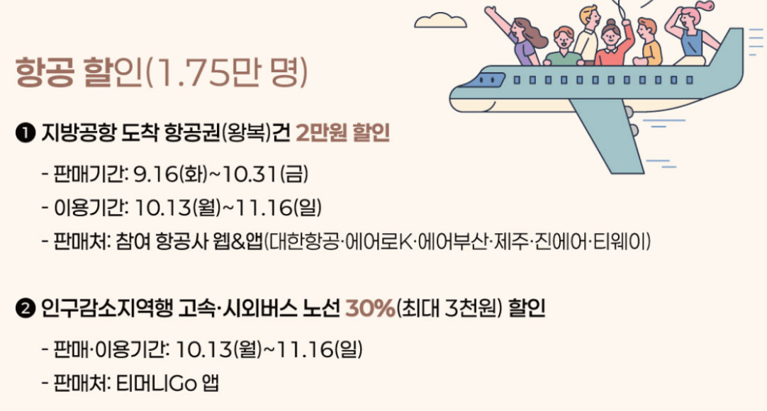 코리아그랜드페스티벌 항공 &amp; 철도 할인