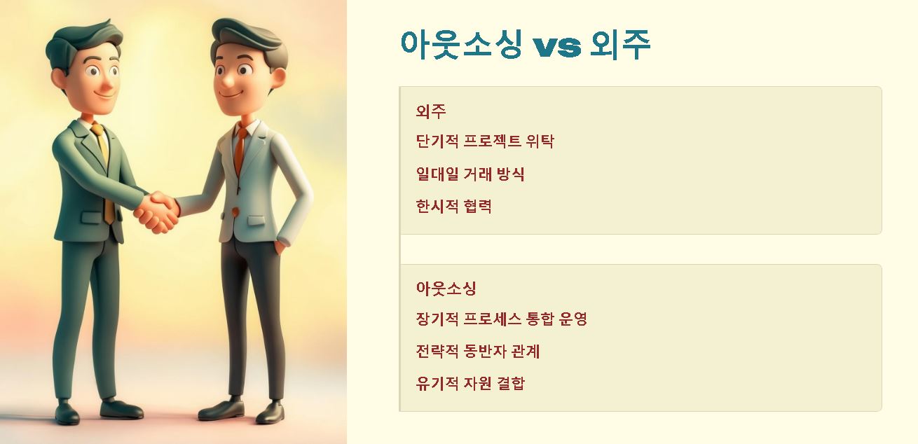 아웃소싱 이란 뜻
