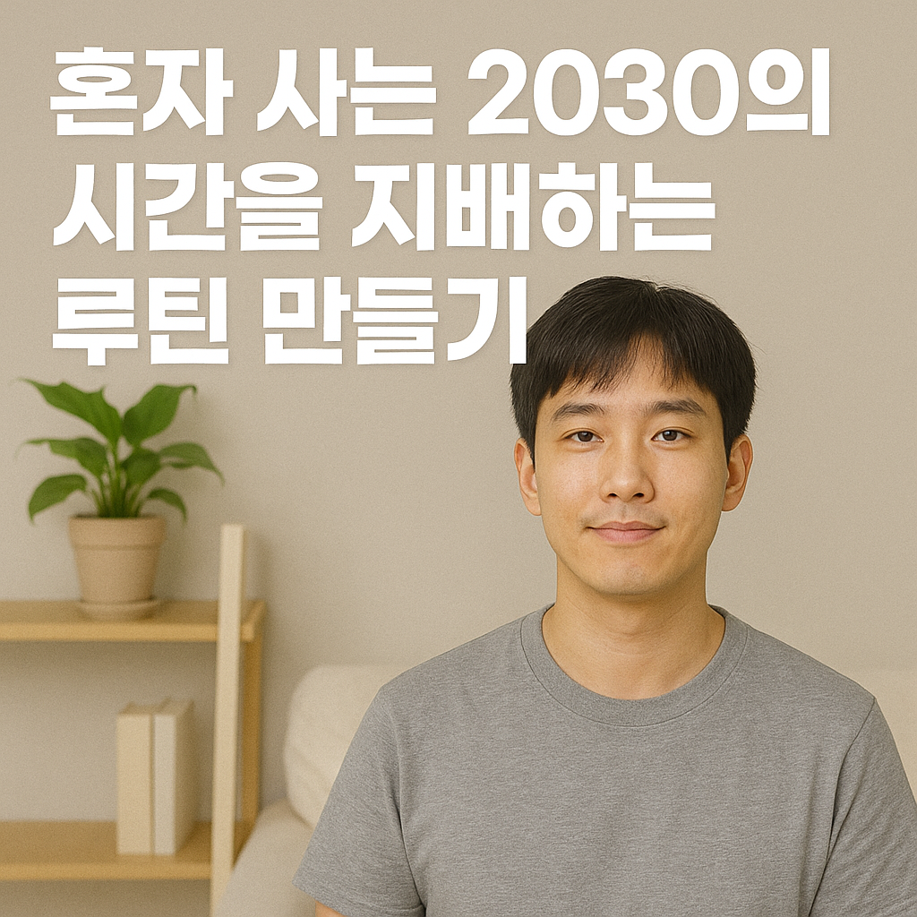 혼자 사는 2030의 시간을 지배하는 루틴 만들기