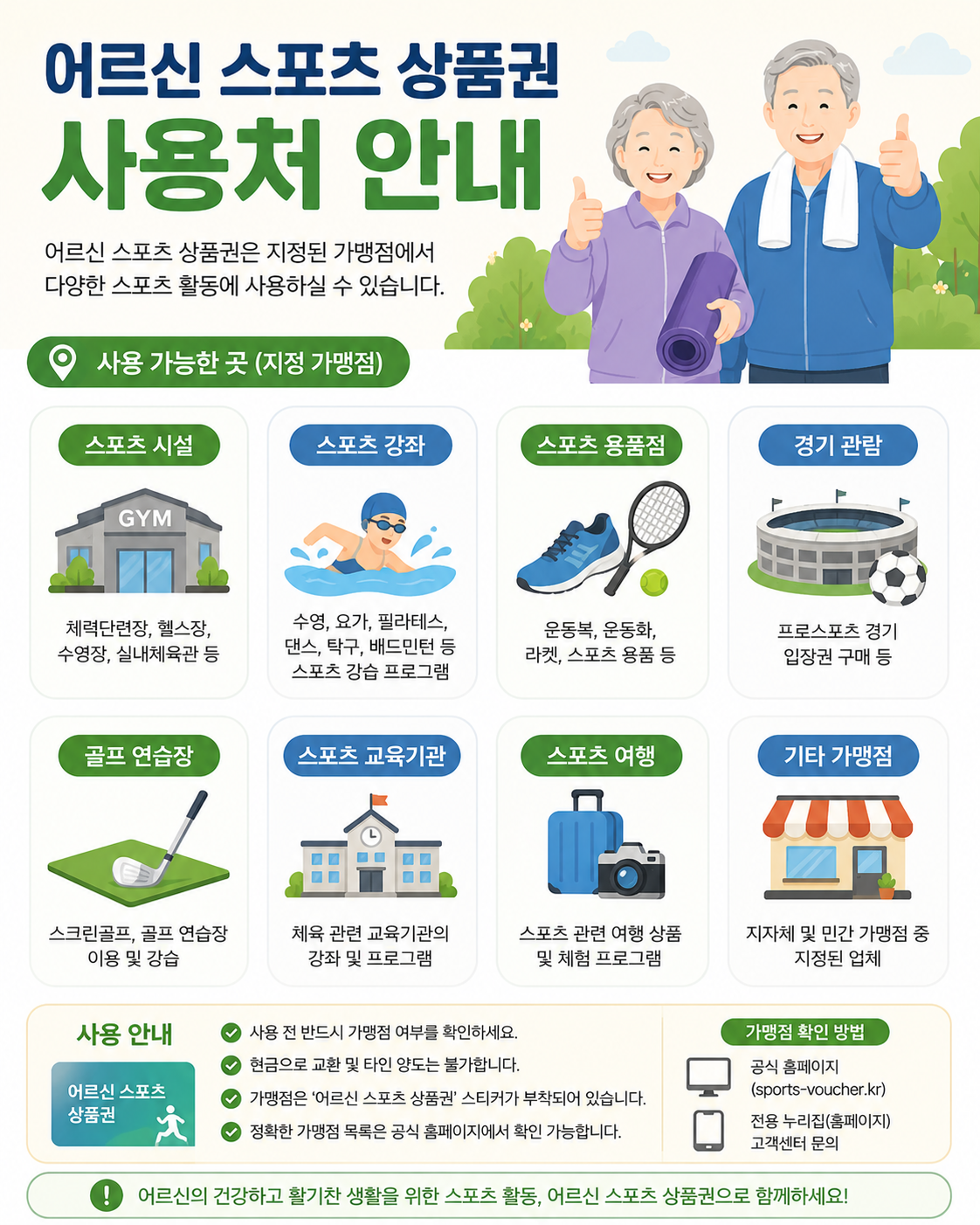 어르신 스포츠 상품권 신청방법