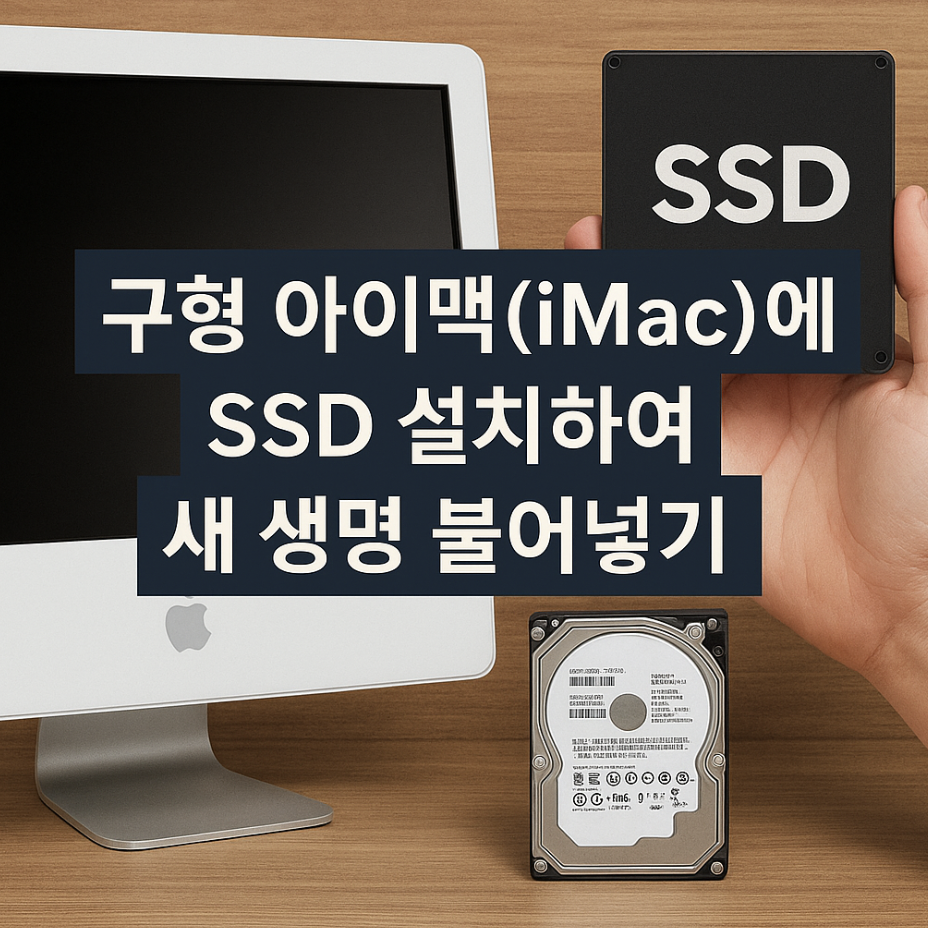구형 아이맥(iMac)에 SSD 설치하여 새 생명 불어넣기