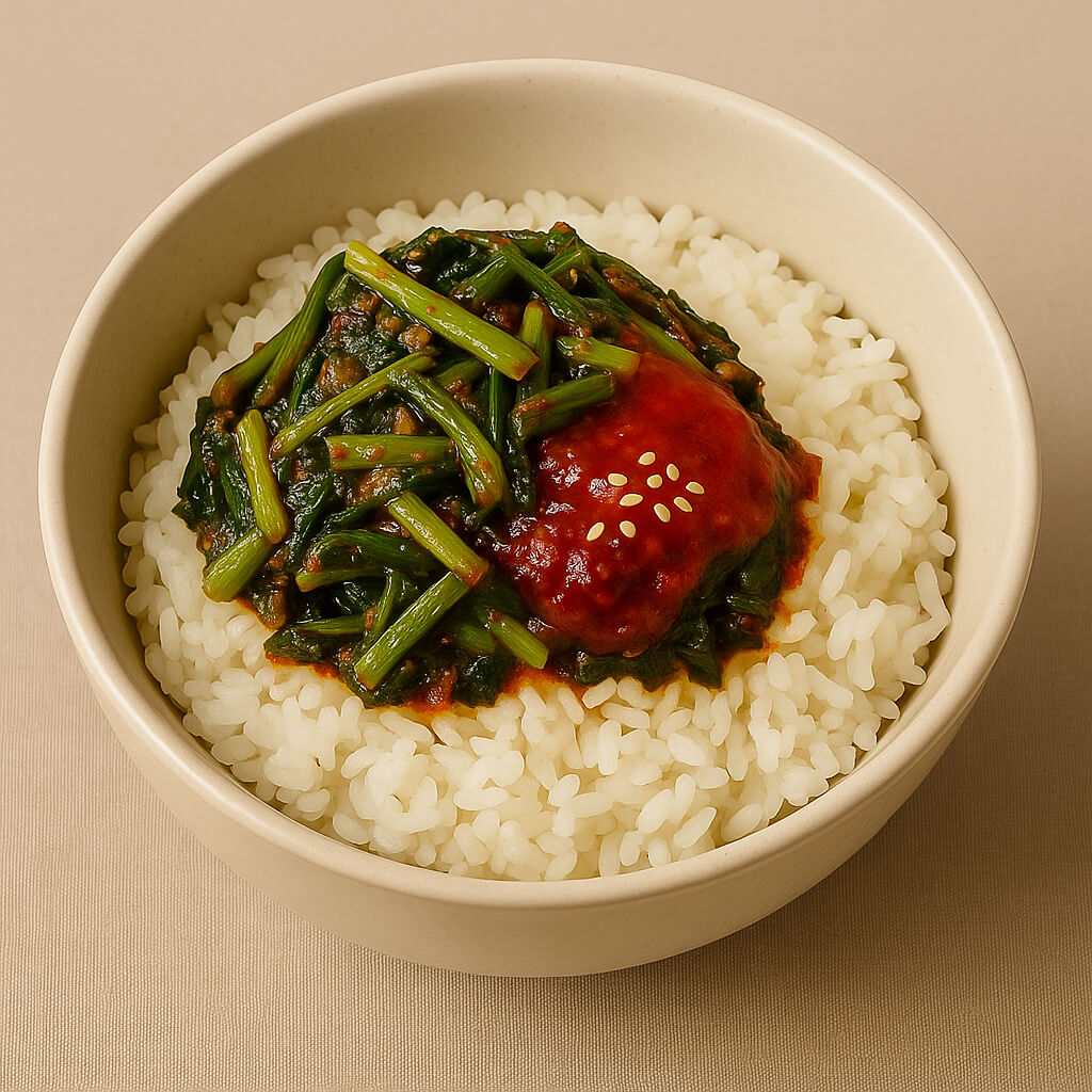 여름에 입맛 살리는 열무김치 비빔밥