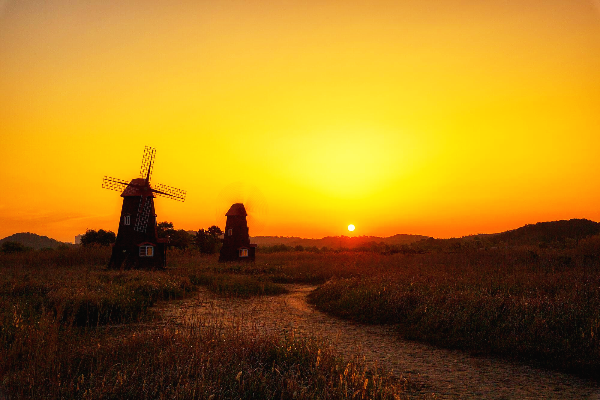 소래습지생태공원 일출1