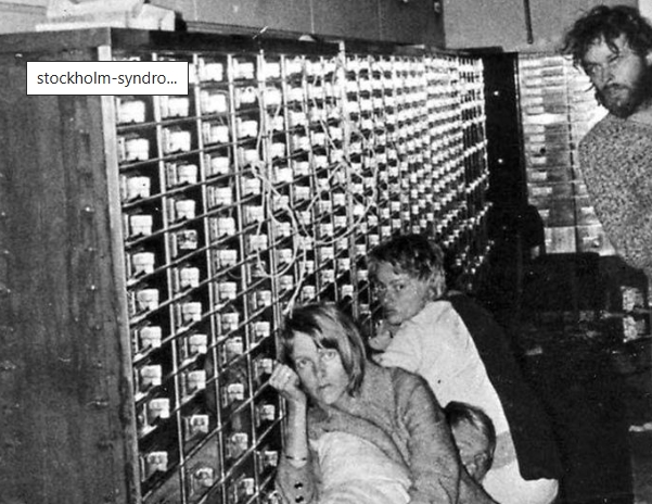 스톡홀름 은행강도 사건 인질들