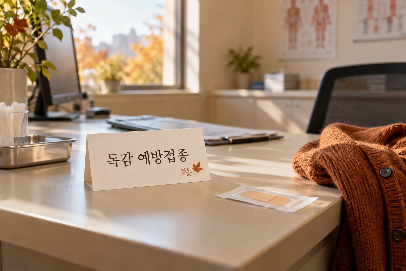 2026 독감 예방접종 준비를 위한 분위기 예시